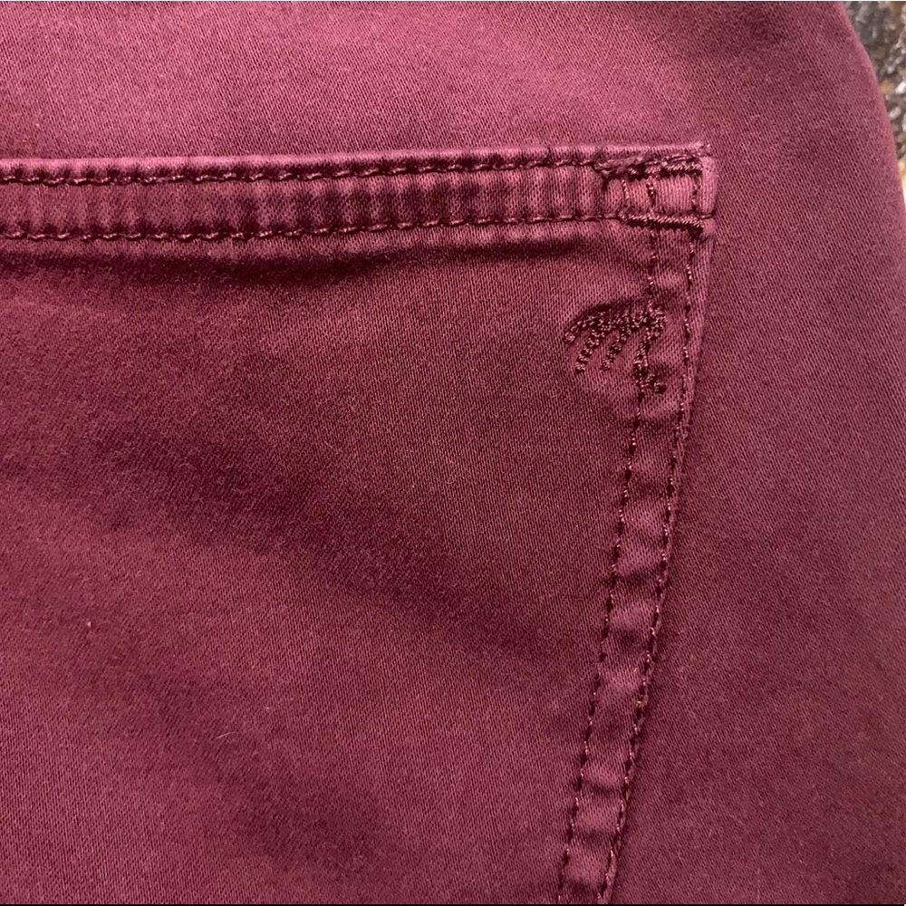 Madewell Skinny Skinny Burgundy Jeans Size 28 - Picture 12 of 14
